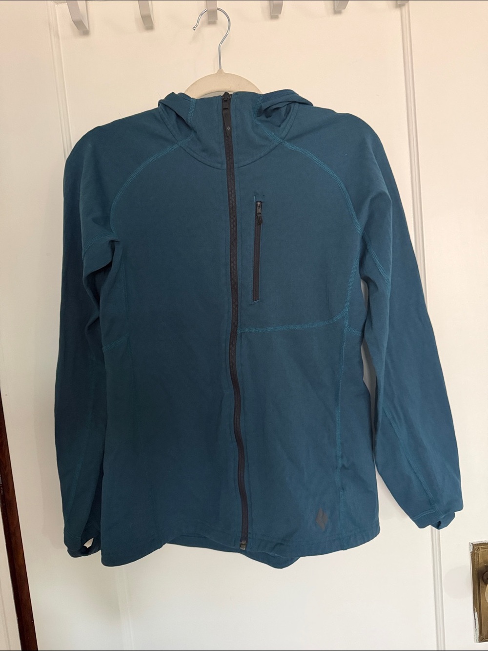 Black Diamond Hooded Microgrid Fleece Jacket